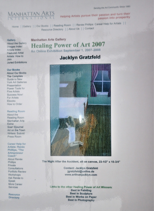 2007 Healing Power of Art Manhattan Arts Gallery